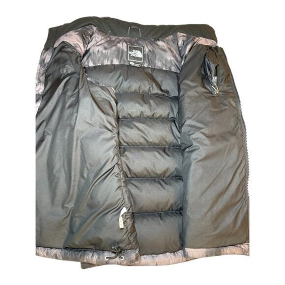 The North Face Womens M Nuptse 2 700 Goose Down Puffer Vest Forrest Print - Picture 7 of 11